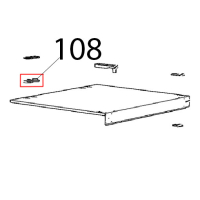 Guarnizione camino silicone nero Unox XVC 1005EP