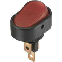 Переключатель клавишный 12 В/DC, 30 А, 1 x выкл/вкл TRU Components TC-R13-133B3