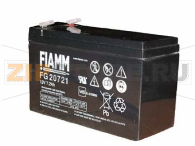 FIAMM FG 20721 Герметичные необслуживаемые аккумуляторы (АКБ) FIAMM FG 20721 Напряжение - 12 В; Емкость - 7,2 Ач; Габариты: длина 151 мм, ширина 65 мм, высота 101 мм, вес: 2,3 кг