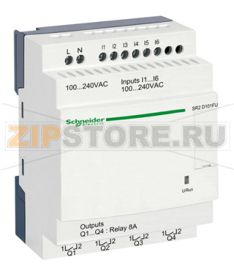 Реле интеллектуальное 240 В, 10 вх/вых Schneider Electric SR2D101FU 