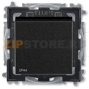 Переключатель перекрёстный, одноклавишный, IP44, антрацитовый ABB 2CHH597940A4063 