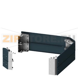 Цоколь с фронатльной крышкой для углового шкафа H200/W600 Siemens 8PQ1026-6BA01 
