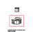 Upper door fulcrum cap Unox XBC 405E