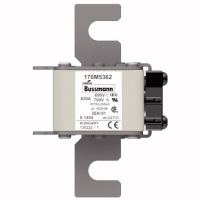 Предохранитель, 630 A, AC 690 В, 200 кА, size 2, 61x77x126 мм, aR, IEC UL Eaton FUSE 630A 690V
