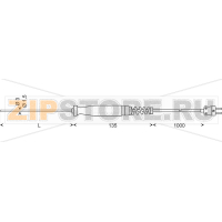 Датчик температуры, тип датчика: K, зонд: 130 мм, от -65 до 1000°C Greisinger GTF900