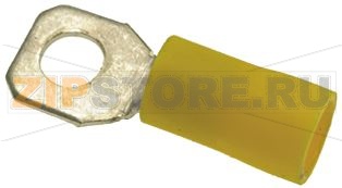 КАБЕЛЬНАЯ КЛЕММА КОЛЬЦЕВАЯ ЖЕЛТАЯ F Ø5MM 100 ШТ 