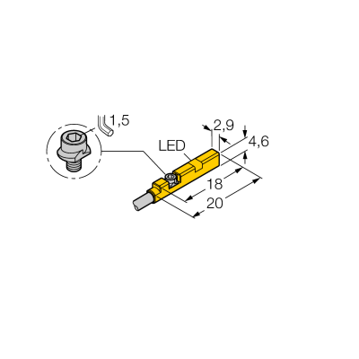 Датчик магнитного поля Turck BIM-UNR-AP6X 