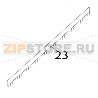 Anti-static brush Toshiba TEC B-852-TS12-CN Anti-static brush Toshiba TEC B-852-TS12-CNЗапчасть на деталировке под номером: 23
