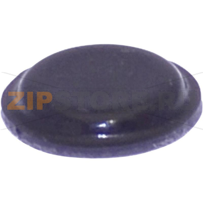Ножка приборная 10.1х1.8 мм, клейкая, черная, 1 шт Toolcraft PD2120SW 