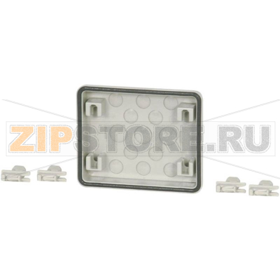 Пластина фланцевая, (ДxШxВ) 23x187.5x116 мм, серая: 1 шт Eaton FL2-2 