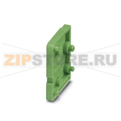 Деталь для увеличения шага Phoenix Contact RZ 2,5-FRONT 2,5 V-EX только для взрывобезопасного исполнения, увеличивает шаг на 2,5 мм, соединяется с клеммным модулем шипами, цвет: зеленый.Минимальный заказ: 50 шт.Упаковка: 50 шт.