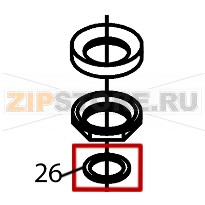 Joint washer Ø45xØ35x2 Fagor FI-2700I Joint washer Ø45xØ35x2 Fagor FI-2700IЗапчасть на деталировке под номером: 26Название запчасти Fagor на английском языке: Joint washer Ø45xØ35x2 FI-2700I.
