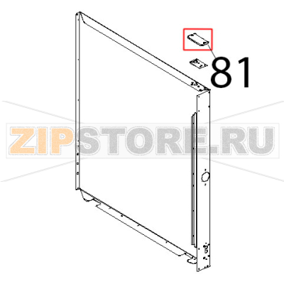 Piastrina coprifori Unox XBC 604P Piastrina coprifori Unox XBC 604PЗапчасть на деталировке под номером: 81