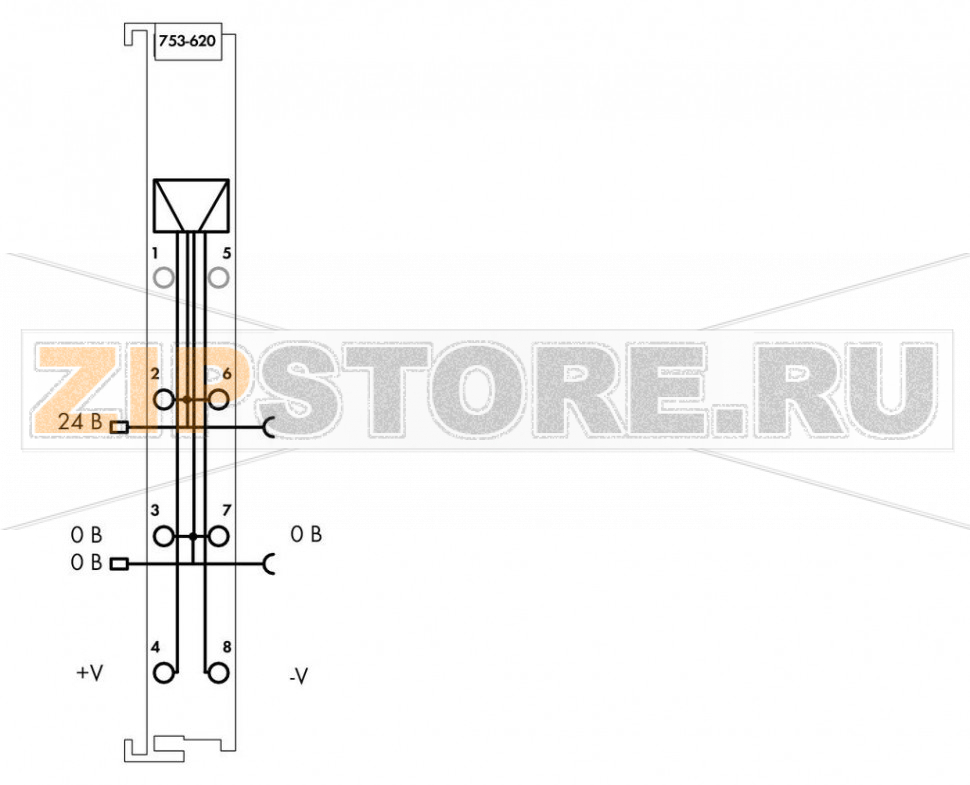DALI Multi-Master DC/DC преобразователь; - Wago 753-620 