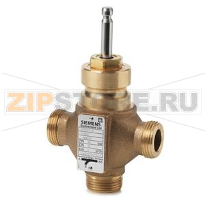 VXG41.15 - 3-ходовые седельные клапаны, внешняя резьба, PN16, DN15, kvs 4 Siemens VXG41.15 