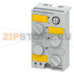 МОДУЛЬ БЕЗОПАСНОСТИ K45F, С ДВУМЯ ВХОДАМИ БЕЗОПАСНОСТИ 2FE Siemens 3RK1205-0BQ00-0AA3 