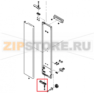 Top and bottom hinge arm P3 with fixing accessories CONVOTHERM OES 10.10  Top and bottom hinge arm P3 with fixing accessories CONVOTHERM OES 10.10Запчасть на сборочном чертеже под номером: B015Название запчасти на английском&nbsp;языке:&nbsp;Top and bottom hinge arm P3 with fixing accessories CONVOTHERM OES 10.10