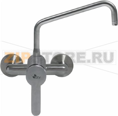 WALL-MOUNTED MIXER TAP 2-HOLE ST./STEEL 