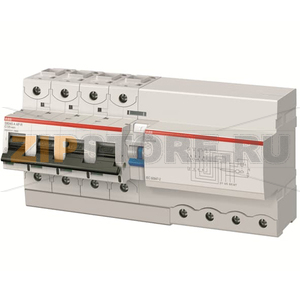 Выключатель дифференциального тока, автоматический, DS804S D 125/0.3 A ABB 2CCA864005R0841 
