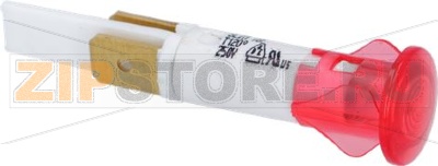 КРАСНАЯ ИНДИКАТОРНАЯ ЛАМПОЧКА 230В 