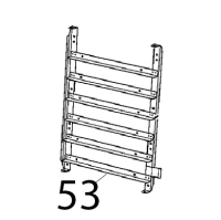 Supporto lat. DX 6x600x400 Unox XBC 615EG