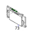 Top display assy Sato CT412LX TT
