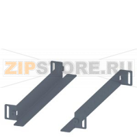 SIVACON, slide rail, for 19" Fixed mounting, T: 400 mm, zinc-plated Siemens 8MF1004-2HG12