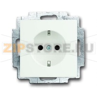 Розетка 16 А, 250 В, LED, белый бархат ABB 2CKA002013A5326