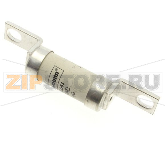 Предохранитель, 63 A, AC 500 В, 80 кА, BS88/A4, 25x110 мм, gL/gG, BS Eaton 63AMP 500V AC BS88 gG 
