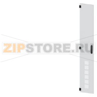 SIVACON, door, left, ventilated, IP20, H: 2000 mm, W: 300 mm, RAL 7035, Protection class 1 Siemens 8MF1030-2UT15-1BA2