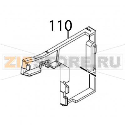 Label guide l cover Sato CT412LX TT Label guide l cover Sato CT412LX TTЗапчасть на деталировке под номером: 110Название запчасти на английском языке: Label guide l cover Sato CT412LX TT.
