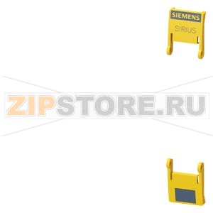 Откидная крышка 17,5 мм, для устройств SIRIUS в промышленном корпусе для установки на DIN-рейку желтого цвета Siemens 3ZY1450-1BA00 