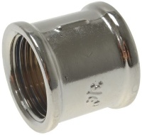 ХРОМИРОВАННАЯ МУФТА FF Ø 3/4"