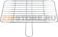 CHROMED GRID WITH HANDLE 343x220 mm