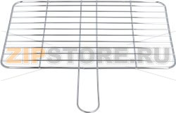 CHROMED GRID WITH HANDLE 343x220 mm 