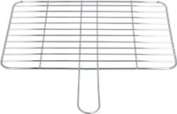 CHROMED GRID WITH HANDLE 343x220 mm