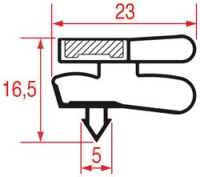 УПЛОТНИТЕЛЬ ВСТАВНОЙ 637Х576 ММ