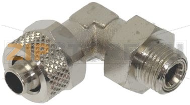 КОЛЕНЧАТЫЙ ФИТИНГ 1/8&quot;M Ø 8/6 НИКЕЛЬ 