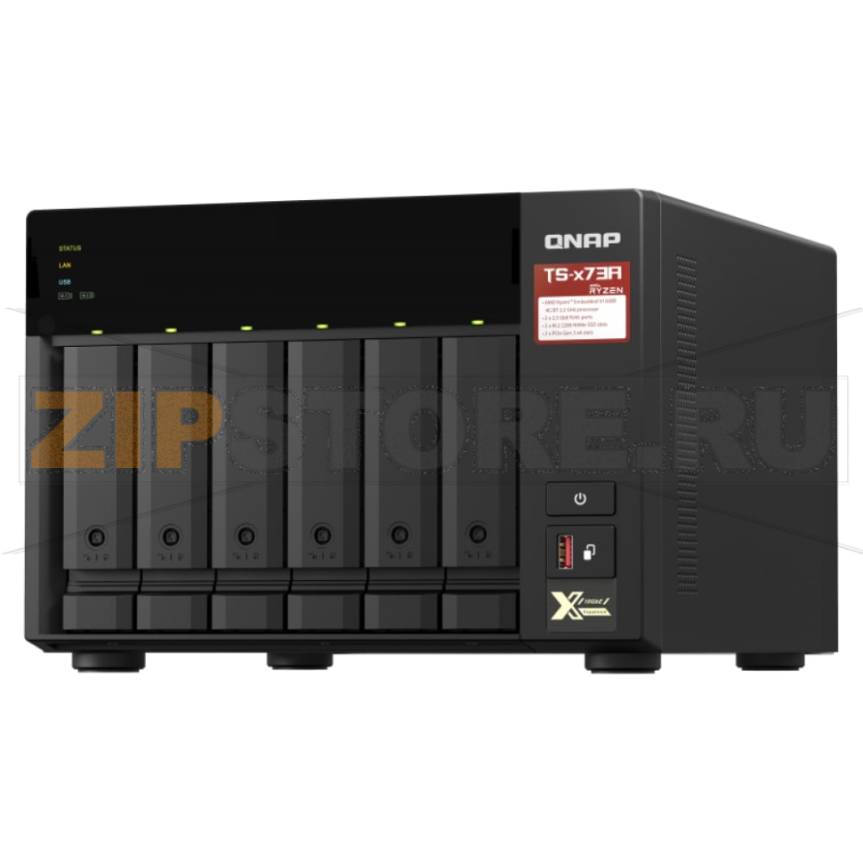 Накопитель сетевой QNAP TS-673A 