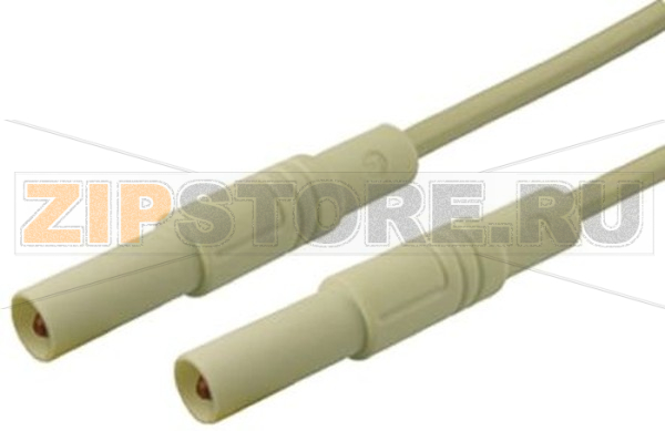 Провод испытательный 1 м, 32 A, 1000 В/AC/DC, белый Hirschmann 934075107 