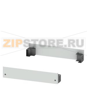 SIVACON, Base, for cabinets with front and rear door, H: 100 mm, W: 800 mm, RAL 7035 Siemens 8MF1080-2CR 