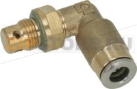 УГЛОВОЙ ПЕРЕХОДНИК Ø 1/8"M- Ø 6 ММ