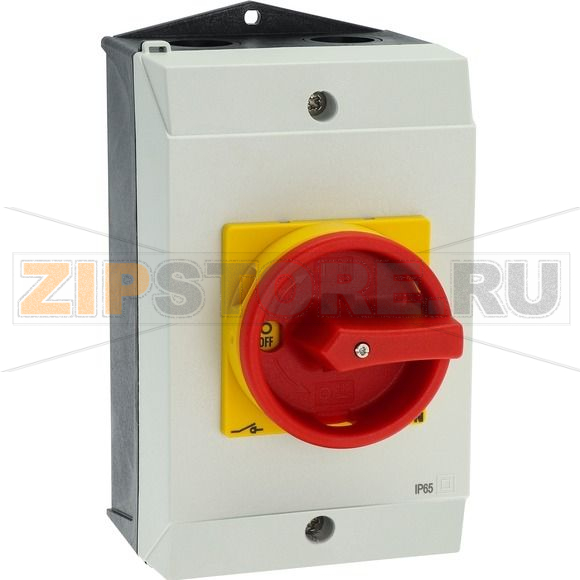 Выключатели главные, P1, 32 A, монтаж на поверхность, 3-полюсн Eaton P1-32/I2/SVB 