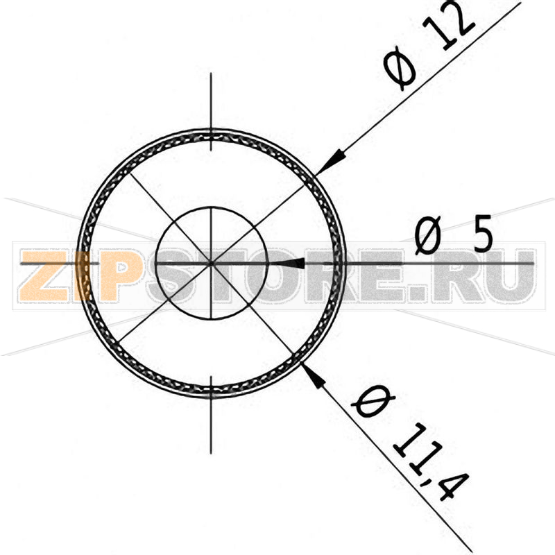 Модуль лазерный, красный, 1 МВт Picotronic DG670-1-12-F(12x40)-C300 