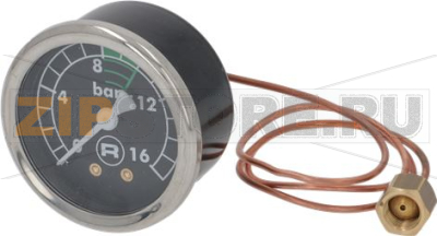MANOMETER FÜR PUMPE ø 52 mm 0÷16 bar 
