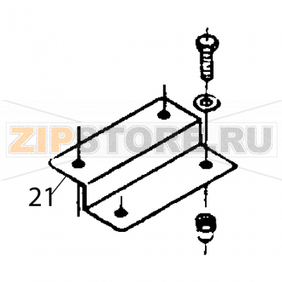 Doser support Fagor ECO-120 Doser support Fagor ECO-120Запчасть на деталировке под номером: 21Название запчасти Fagor на английском языке: Doser support ECO-120.