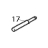 Hinge shaft, MOQ 10 pcs TSC TTP-243 Pro