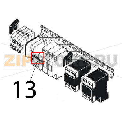 Fuse Angelo Po FM1221E1 Fuse Angelo Po FM1221E1Запчасть на деталировке под номером: 13