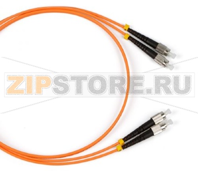 Hyperline FC-D2-50-FC/PR-FC/PR-H-2M-LSZH-OR Патч-корд волоконно-оптический (шнур) MM 50/125, FC-FC, 2.0 мм, duplex, LSZH, 2 м 