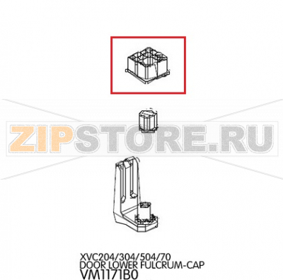 Door lower fulcrum-cap Unox XBC 1005 Door lower fulcrum-cap Unox XBC 1005Запчасть на деталировке под номером: 76Название запчасти на английском языке: Door lower fulcrum-cap Unox XBC 1005